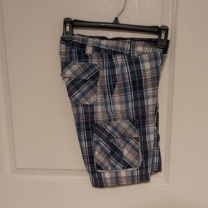 Hanna Andersson Blue Plaid Shorts